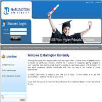 Harlington school website with cms