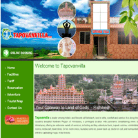 tapovanvilla hotel resorts  websites